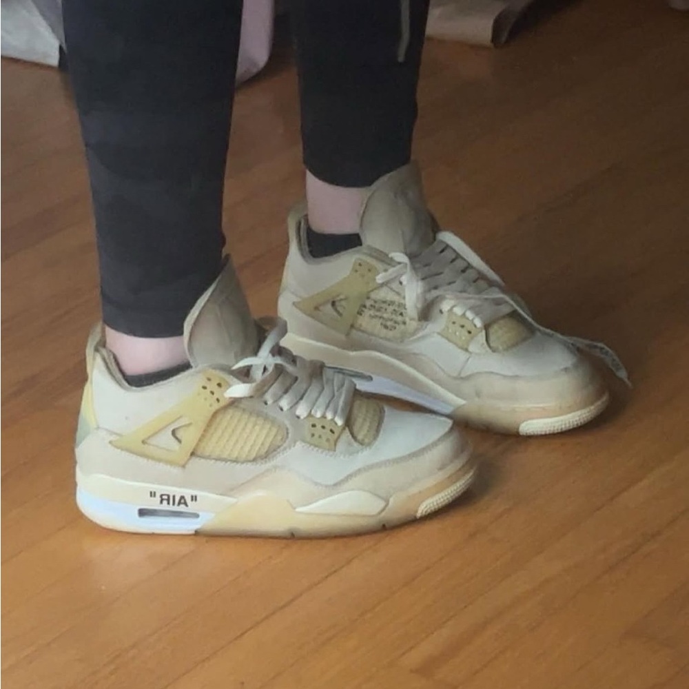 Off-White Beige Sneakers